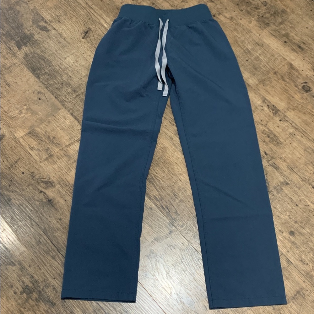 FIGS High-Waisted Livingston Scrub Pants in Dark Harbor XXSP *EUC*